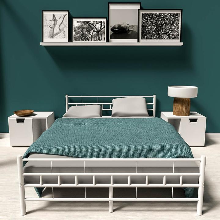 Actual product image tectake Metal bed (200 x 140 cm)