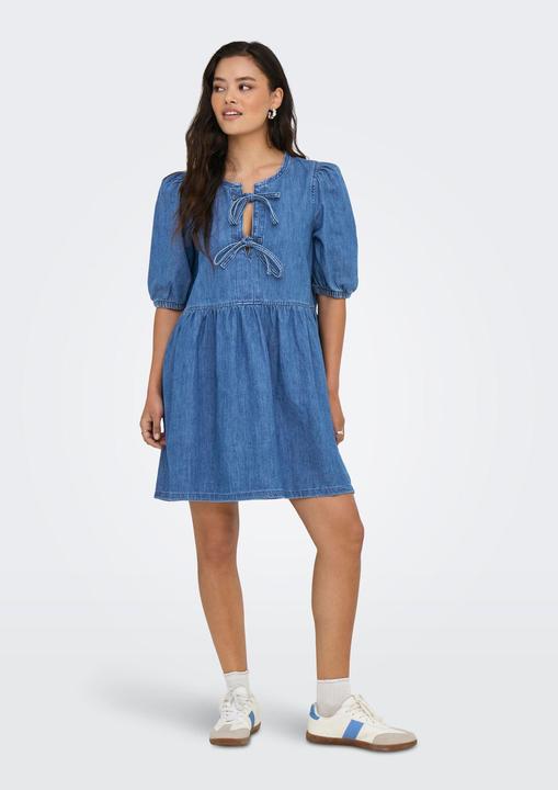 Actual product image Only Onlclara Puff Bow Dress Dnm Akm (M)