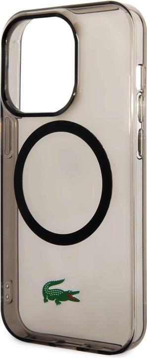 Immagine prodotto Lacoste LCHMP14XULOK Custodia rigida per iPhone 14 Pro Max 6,7" in pelle/nero Trasparente MagSafe (Apple iPhone 14 Pro Max)