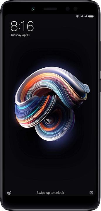 Image du produit Xiaomi Redmi Note 5 (64 Go, Noir, 6", Double SIM hybride, 12 Mpx, 4G)