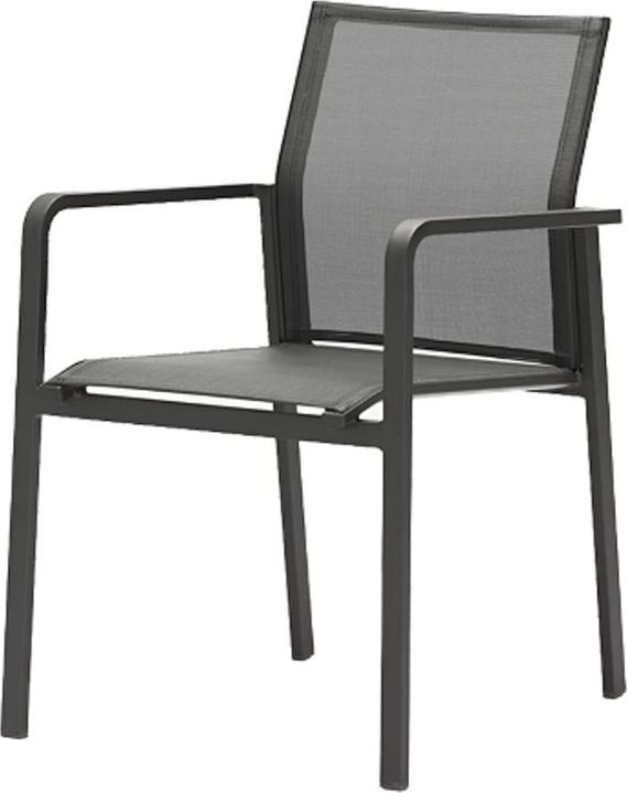 Produktbild Zebra Gartenmöbelreihe BEE BEE Sessel carbon grey Aluminiumarmlehnen