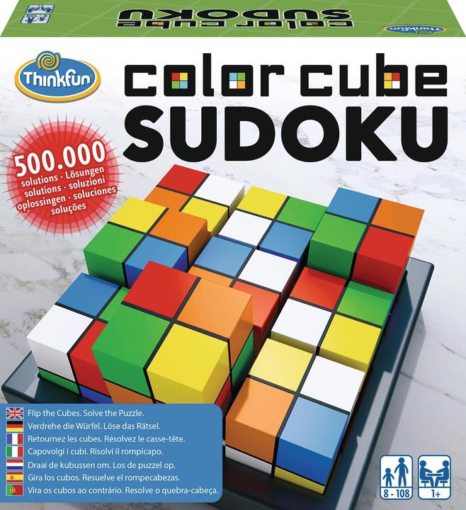 Actual product image Thinkfun Color Cubes Sudoku (French, Italian, English, German)