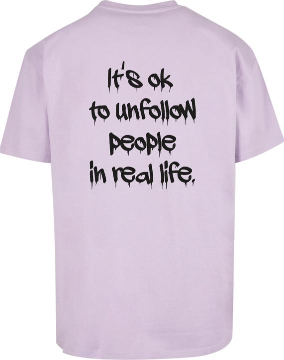 Produktbild Merchcode Unfollow front X Oversize Tee - 112215 (S)