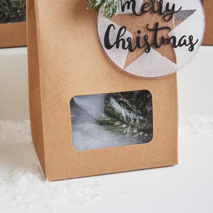 Produktbild VBS Kraftkarton Geschenkbox mit Sichtfenster, 6 Stück (Geschenkbox, 6 x)