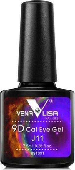 Produktbild Venalisa 9D Cat Eye Gellack J11 UV/LED (Blau, Bronze, Gel-Effekt Nagellack)