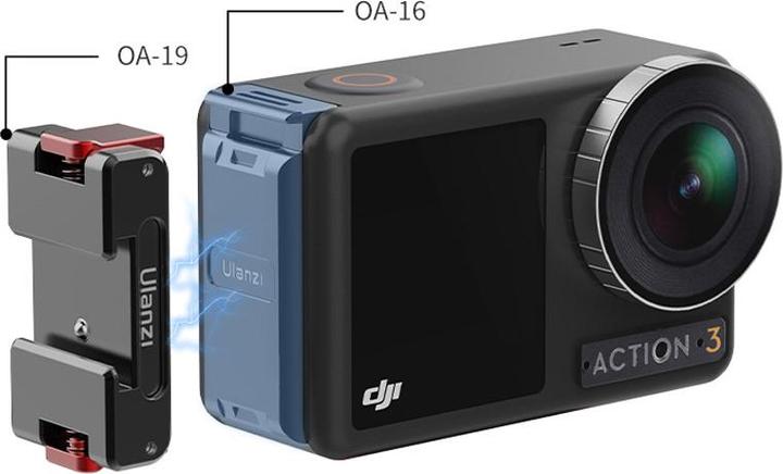 Image du produit Ulanzi OA 19 Magnetic Cold Shoe Mount Pour DJI OSMO Action 3 (Osmo Action 3)
