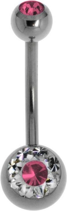 Bijouteria Bauchpiercing (Titan, Swarovski Kristall)