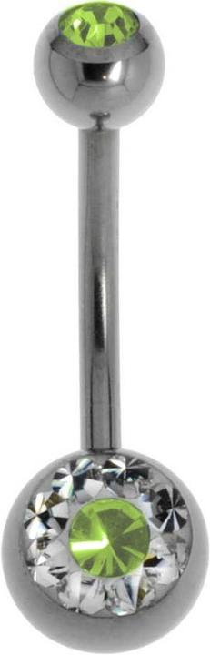 Produktbild Bijouteria Bauchpiercing (Titan, Swarovski Kristall)