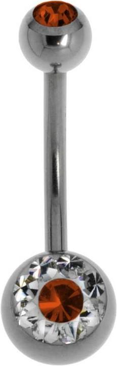Image du produit Bijouteria Piercing nombril (Titane, Cristal Swarovski)