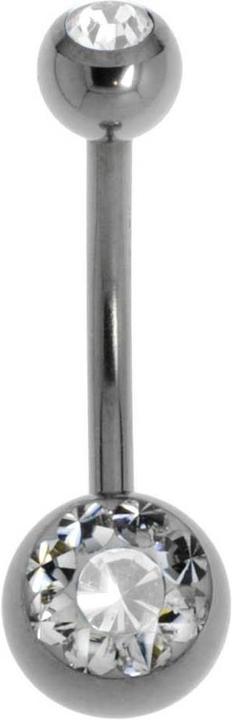 Image du produit Bijouteria Piercing nombril (Titane, Cristal Swarovski)