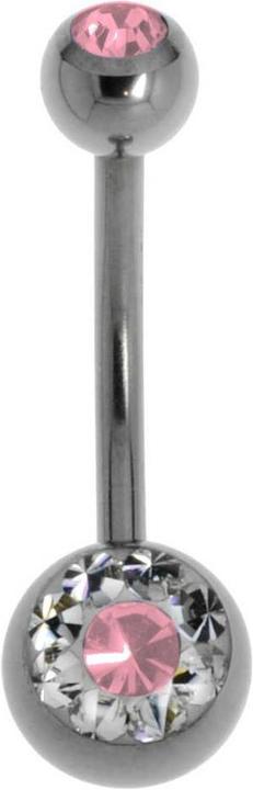 Image du produit Bijouteria Piercing nombril (Titane, Cristal Swarovski)