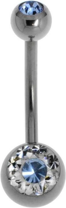 Image du produit Bijouteria Piercing nombril (Titane, Cristal Swarovski)