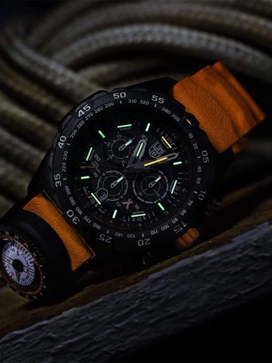 Actual product image Luminox Bear Grylls Survival Master 3740 Series (Analogue wristwatch, Swiss made, Chronograph, 45 mm)