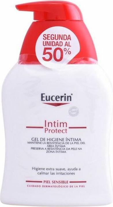Actual product image Eucerin Intimate Hygiene Gentle Cleansing Lotion (2 x 250 ml) (250 ml, Intimate gel)