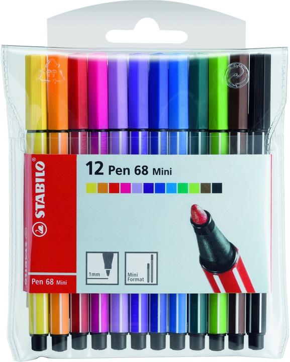 Immagine prodotto STABILO Penna 68 Mini Premium (Multicolore, 12 x)