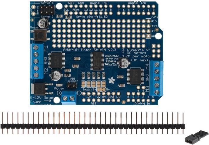 Image du produit Adafruit Kit moteur/vitesses/servo V.2 (Bouclier)