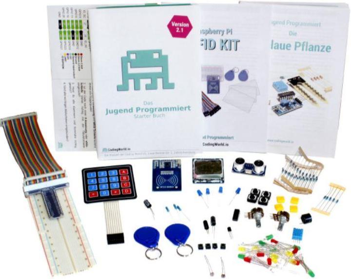 Produktbild Coding World Jugend Programmiert Mega Starterkit für den Raspberry Pi (Elektronikkit)