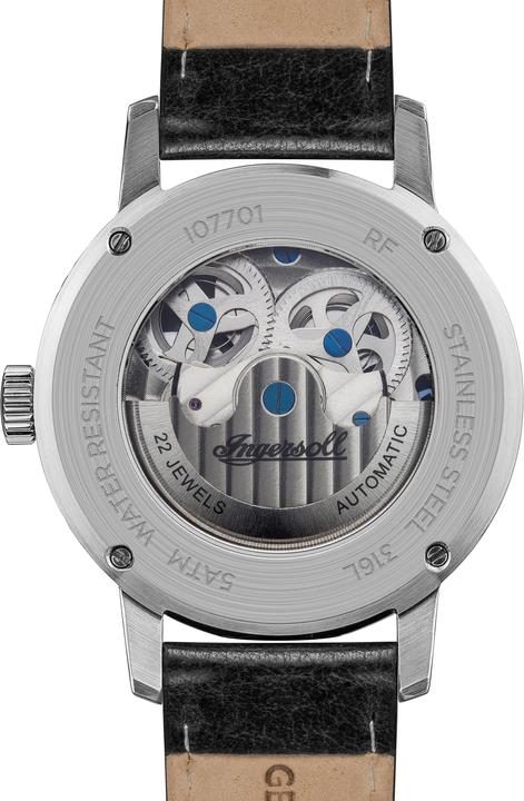Actual product image Ingersoll 1892 The Jazz - I07701 (Analogue wristwatch, Skeleton watch, 42 mm)