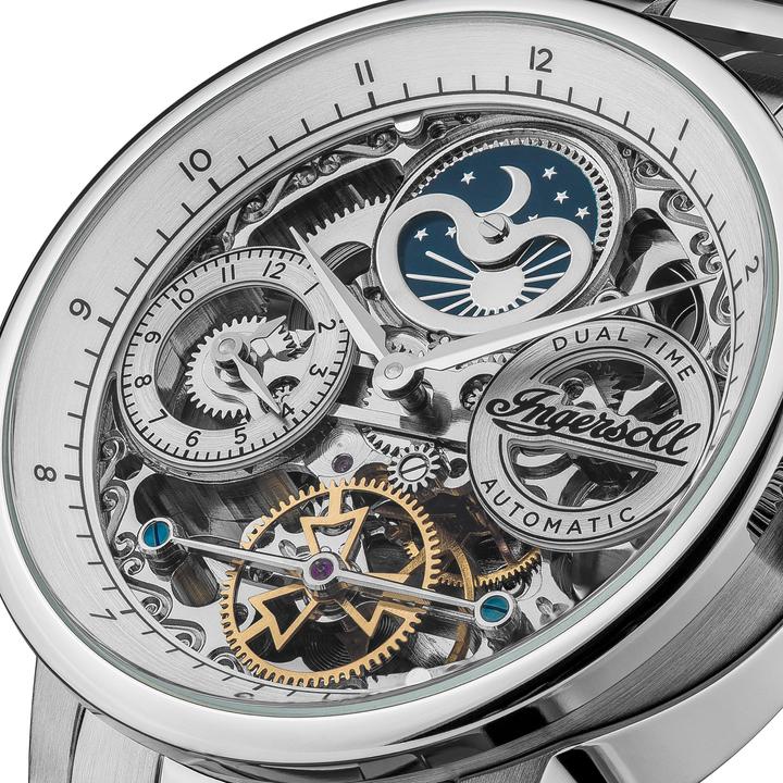 Immagine prodotto Ingersoll 1892 Il jazz (Orologio scheletrato, Orologio da polso analogico, 42 mm)