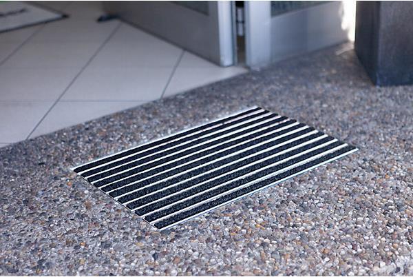 Actual product image Miltex Aluminium profile dirt-trapping mat (58 x 38 cm)