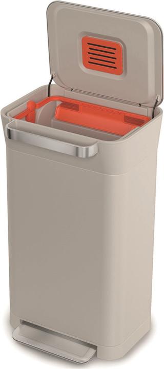 Joseph Joseph Titan Recycling Station Stone, plastic/stainless steel, 39x33x6 (30 l)