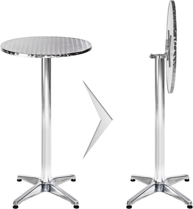 Image du produit tectake Tables de bistrot (Ø 60 x 114 cm)