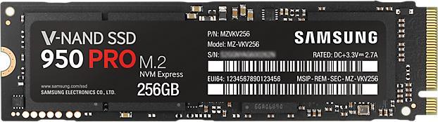 Produktbild Samsung 950 Pro (256 GB, M.2)