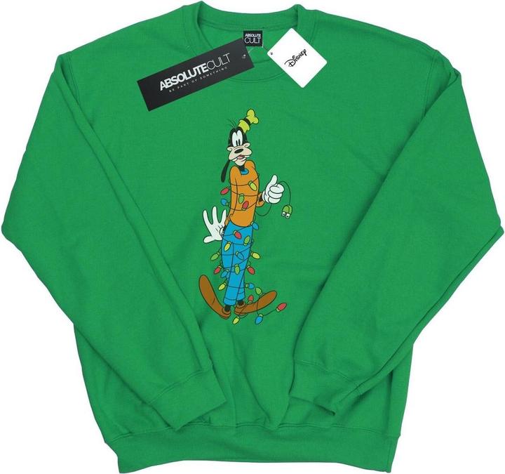 Disney Goofy Christmas Lights Sweatshirt (XXL)