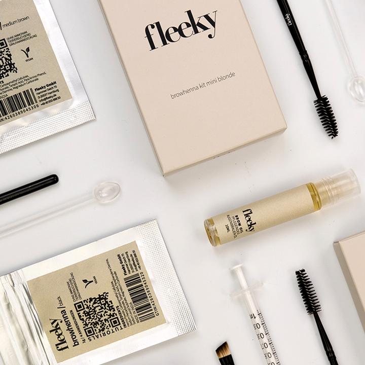 Actual product image Fleeky Browhenna Kit