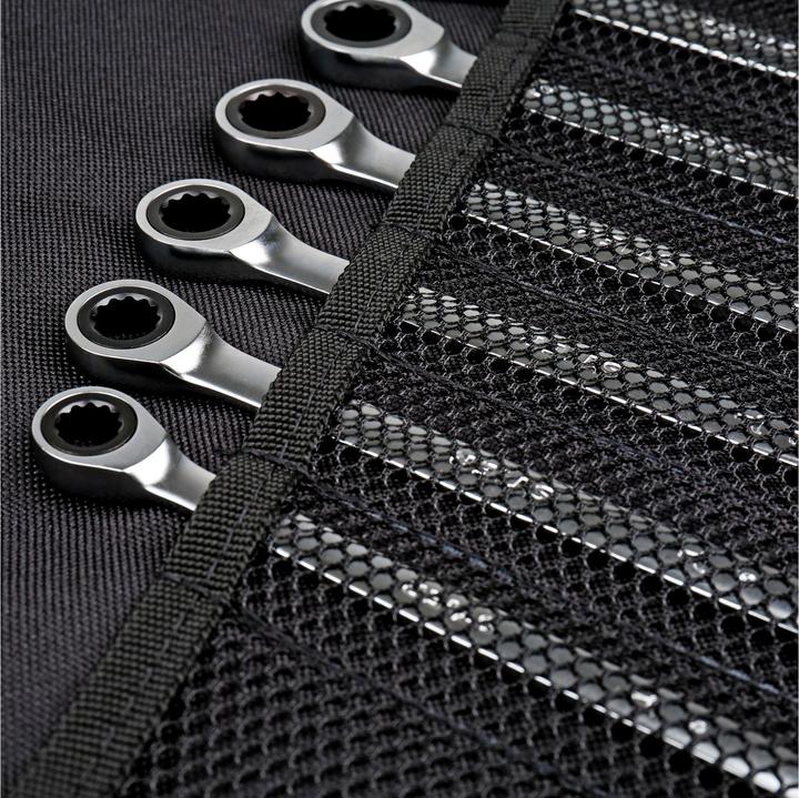 Produktbild Stier Maul-Ringratschenschlüssel-Satz, SW 8 - 19 mm, 12-teilig (19 mm, 18 mm, 16 mm, 15 mm, 8 mm, 14 mm, 12 mm, 13 mm, 17 mm, 9 mm, 10  mm, 11 mm)