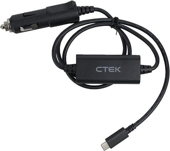 Image du produit Ctek Câble de charge USB C avec prise allume-cigare