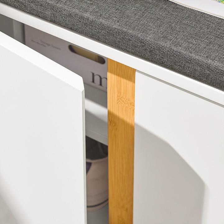 Immagine prodotto SoBuy Panca da guardaroba (91 x 46 x 34 cm)