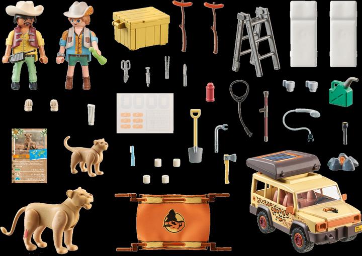 Actual product image Playmobil Wiltopia - With the off-road vehicle with the lions (71293, Playmobil Wiltopia)