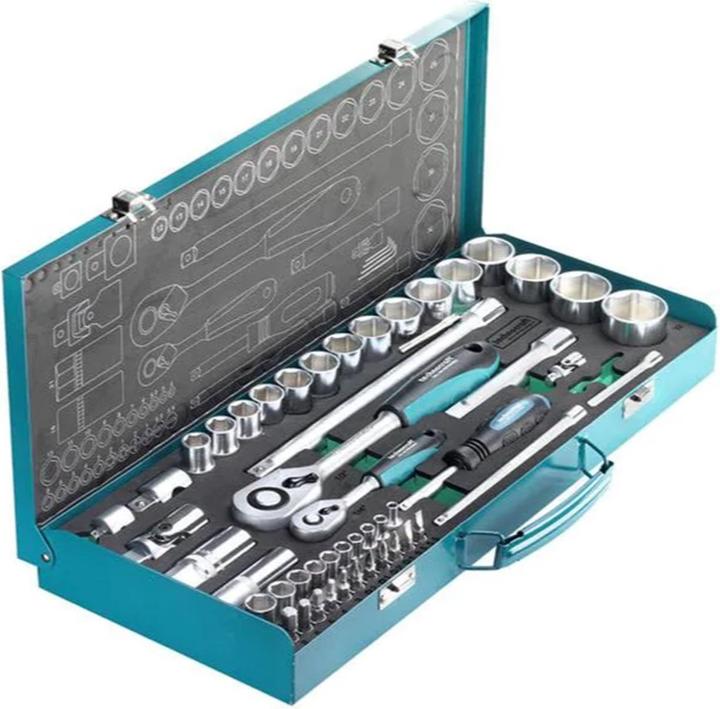 Produktbild technocraft Steckschlüssel-Satz 1/4" + 1/2", 53-tlg (1/2")