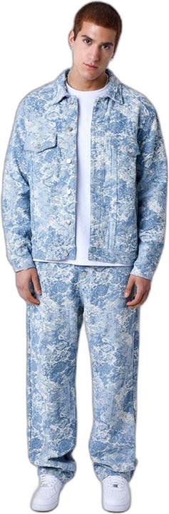 Project X Paris Jeansjacke mit abstraktem Muster (S)