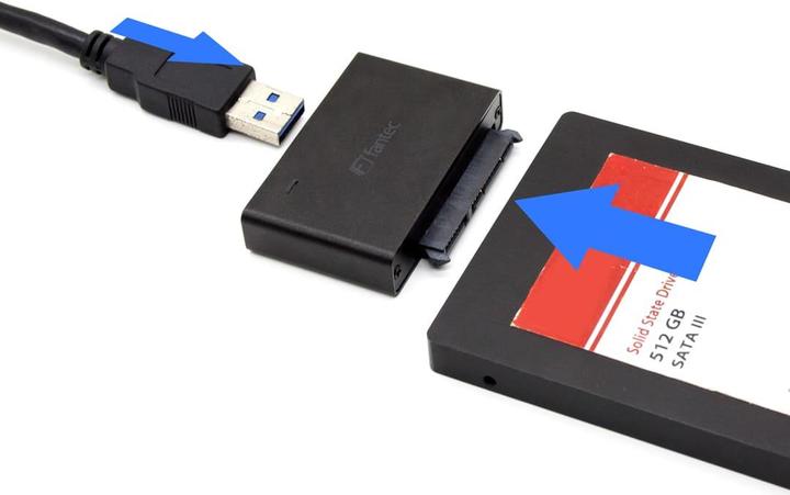 Produktbild Fantec USB zu SATA adapter
