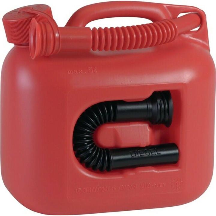 Produktbild Hünersdorff Kraftstoff-Kanister PREMIUM (UN) 5 L rot UN-Zulassung HDPE rotes Zubehör
