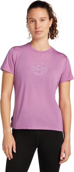Actual product image Icebreaker Women Merino Blend Core SS Tee Camping Circle (XL)