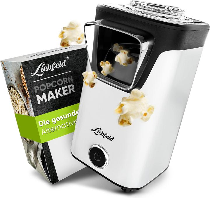Produktbild Liebfeld Heissluft Popcorn Maker Weiss