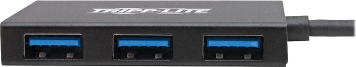 Actual product image Eaton 4-Port USB 3.0 SuperSpeed Slim Hub 5Gbps 4x USB-A Portable Aluminum (USB-C, 4 Ports)