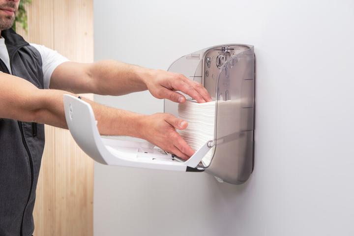Produktbild Katrin Papierhandtuchspender 88942 weiss Kunststoff