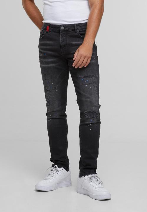Actual product image 2Y Premium 2Y LEONARDO RIPPED SLIM FIT JEANS - 184627 (28)