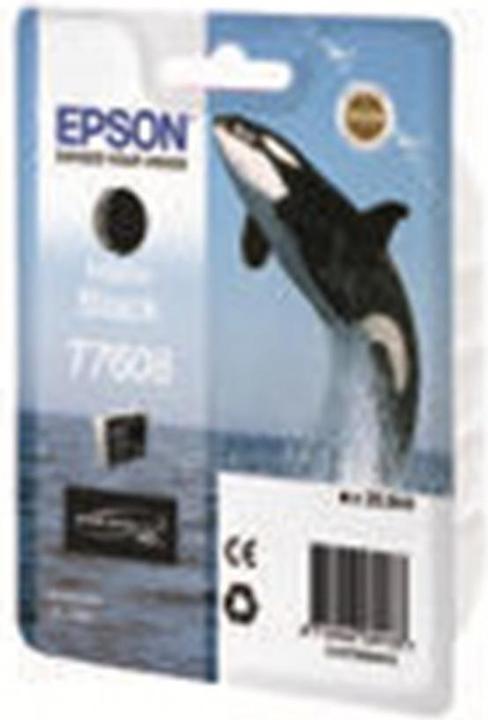 Actual product image Epson T7608, Ultra Chrome HD (MBK)