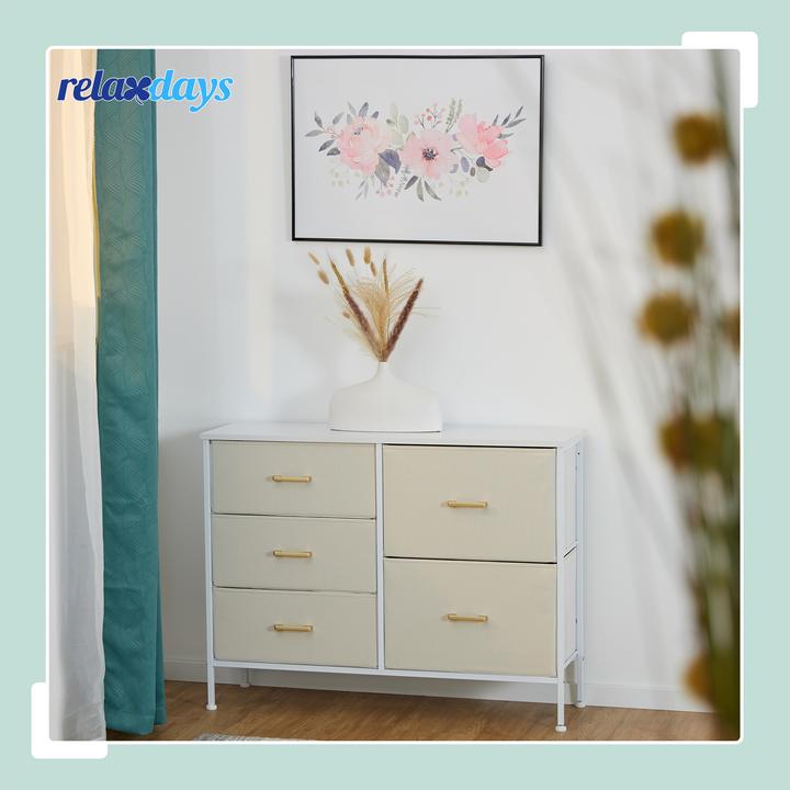 Produktbild Relaxdays Kommode (100 x 31 x 76 cm)