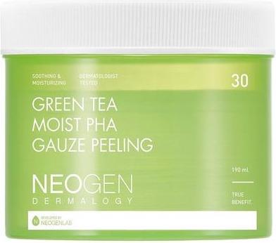 Actual product image Neogen Dermalogy Green Tea Moist PHA Gauze Peeling Pads Exfoliating & Soothing with AHA, BHA, PHA, LHA & Green (Exfoliation)