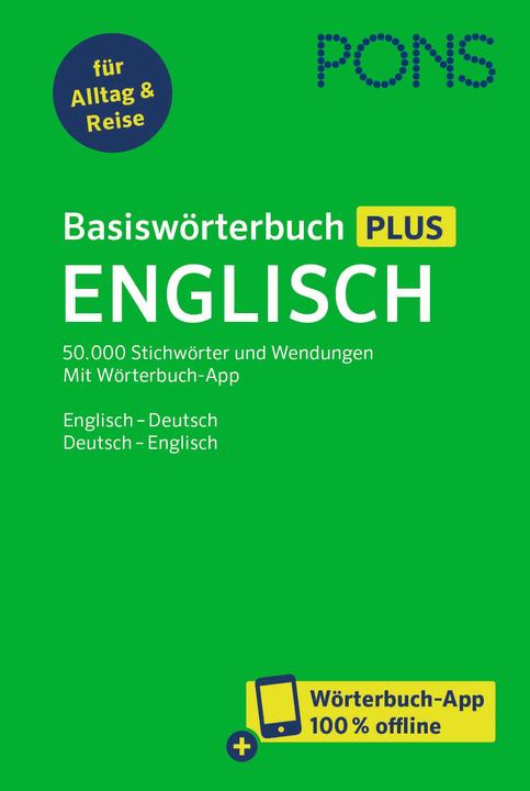 Immagine prodotto Basiswörterbuch Plus Englisch, m. Buch, m. Online-Zugang (Inglese, Tedesco, 2024)