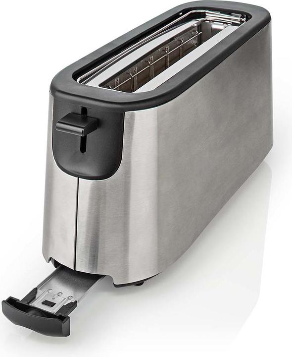 Image du produit Nedis Grille-pain Acier inoxydable Série 1 Fentes Niveaux de brunissage : 6 Fonction décongélation (Prise UE)