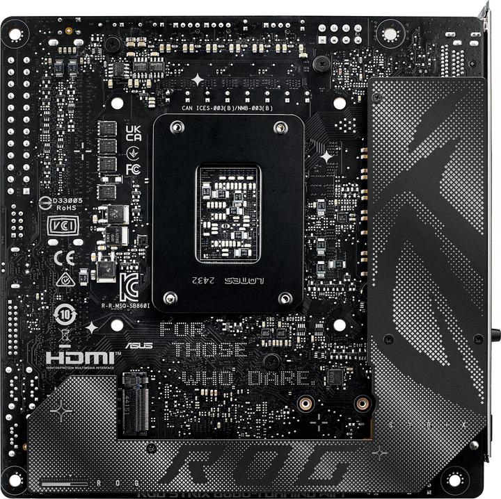 Immagine prodotto ASUS ROG STRIX B860-I GAMING WIFI (LGA 1851, Intel B860, Mini-ITX)