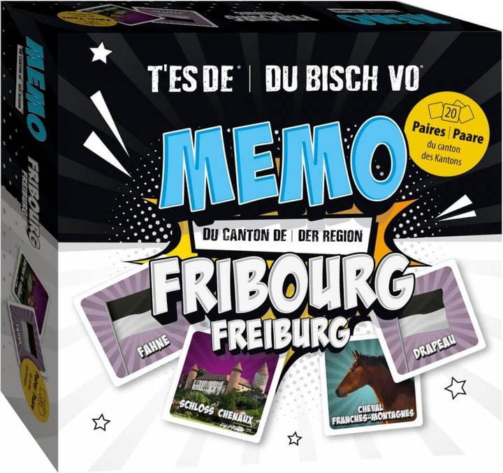 Actual product image Unique DU BISCH VO® Fribourg/Freiburg - Memo (French, German, Italian)