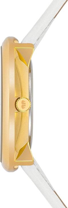 Actual product image Ladies Quartz Watch Pearl Genuine Leather White - 32214 (Analogue wristwatch, 32 mm)